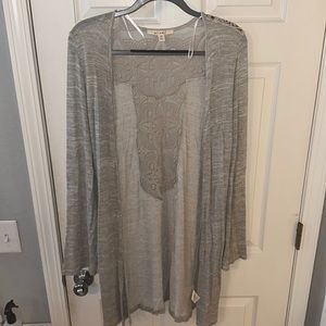 Thin Gray Cardigan